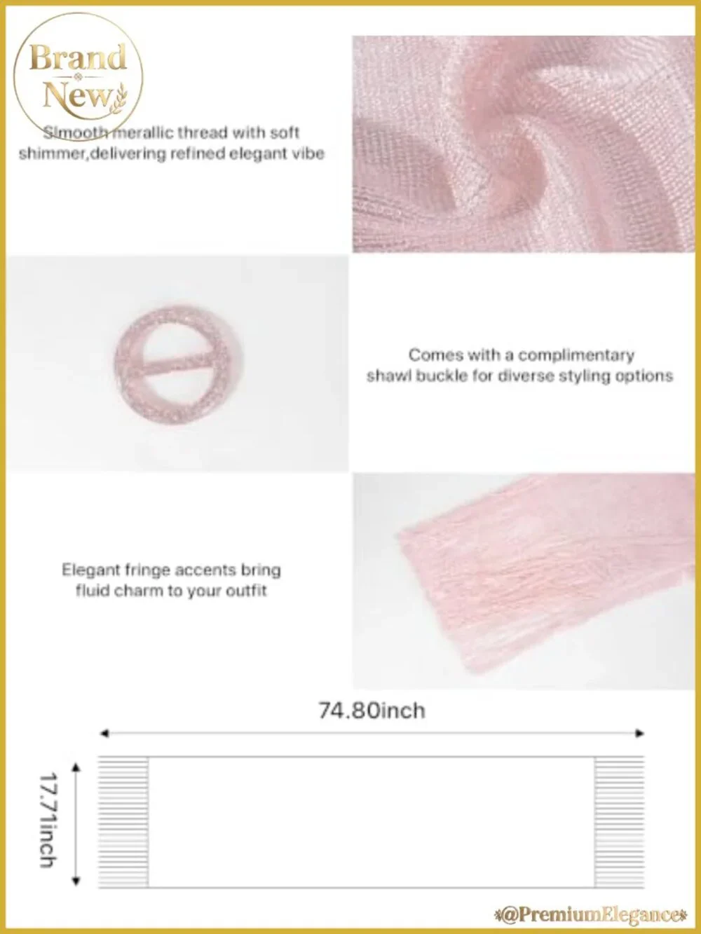 N/A sparkling shawl